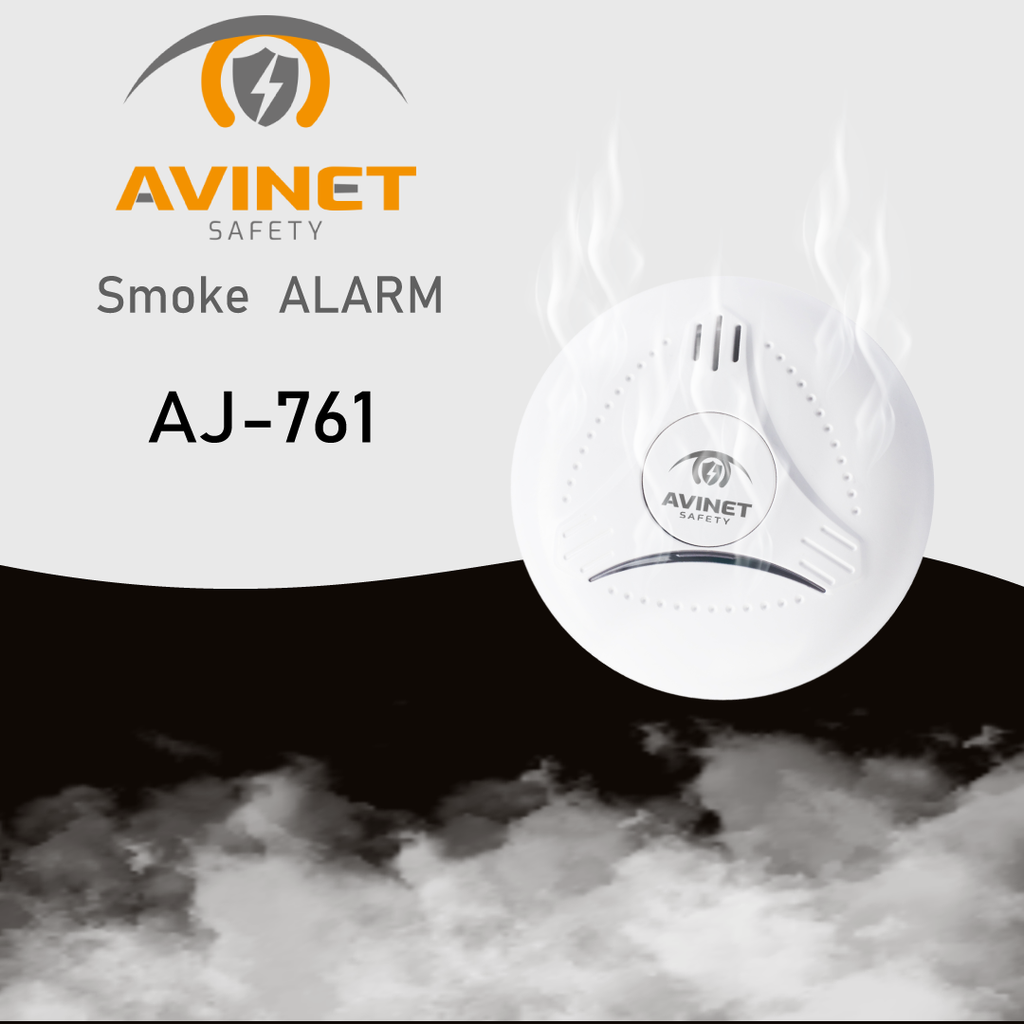 ANKA-AVINET AJ-761I  Détecteur de fumée interconnectable 10 ans - + Pile 3V (Li) (non remplaçable)