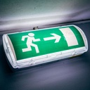 VT-997  3W LED EMERGENCY EXIT LIGHT SELF TEST BUTTON &amp; RF CONTROL 6400K