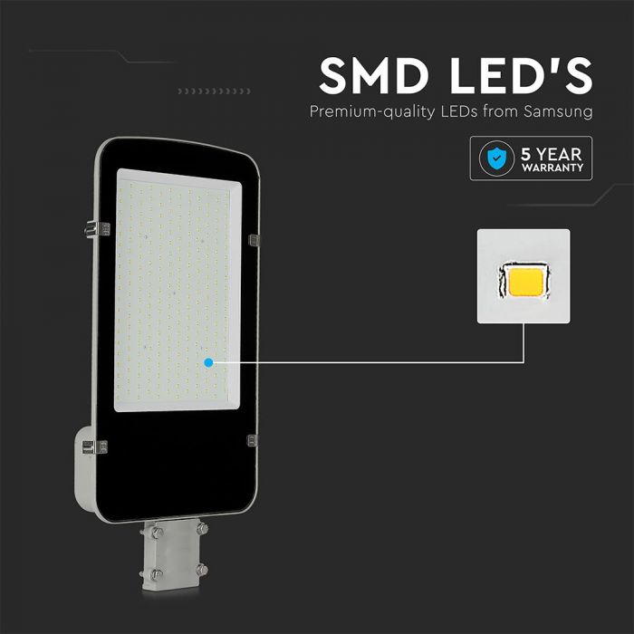 VT-50ST 50W LED STREETLIGHT WITH SAMSUNG CHIP COLORCODE:6400K GREY BODY