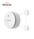 WisuAlarm By Dahua  HY-SA40A-R8  Interconnected Smoke Alarm with 10 Year Lithium Ion Battery Backup - EN14604 Compliant