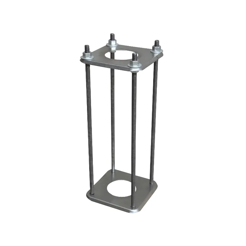 Mât tronconique 3.5M-STAINLESS-W - Ensemble mât pour caméra 3,5 m Blanc