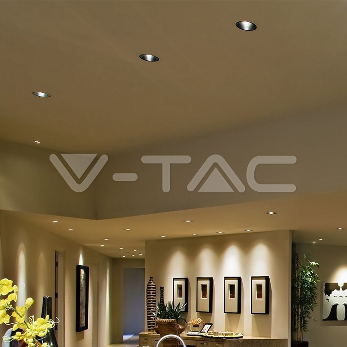 VT-2-33 30W LED REFLECTOR COB DOWNLIGHT WITH SAMSUNG CHIP  BLACK HOUSING