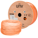 UV-FTP6A-300-BC23AWG-DCA-R-O Cat6A F/FTP 305 m Diamètre 23 AWG Certifié CPR Dca LSZH / Orange