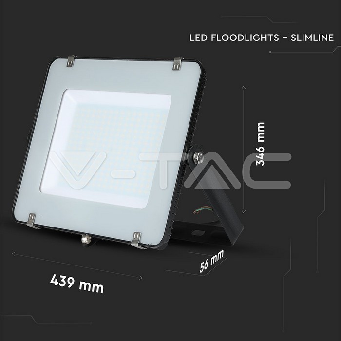 VT-200-B 200W - 4000K SMD FLOODLIGHT WITH SAMSUNG CHIP  BLACK BODY