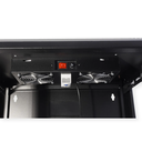 Unité de ventilation à 2 ventilateurs, avec thermostat, pour coffret mural 19 pouces, noir