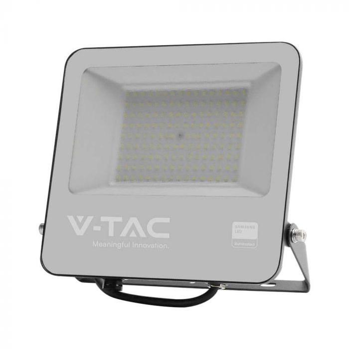  VT-44104 Projecteur Led 100 W - 6400K Blanc Froid - 8700 lumens- Samsung Chipser -Câble 1 m - Corps noir