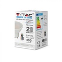 VT-2244 LED Spotlight GU10 3,5 W RGB+Dimmable  avec contrôle RF
