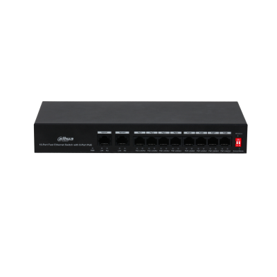 PFS3010-8ET-65-V2 10 ports Fast Ethernet Switch PoE  non géré 8 ports + Gigabit Ethernet 2 ports 65 W