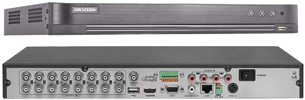 HIKVISION DVR Acusense (AI) iDS-7216HUHI-M2/XT -16 Video Channel Resolution 4K - Acusense