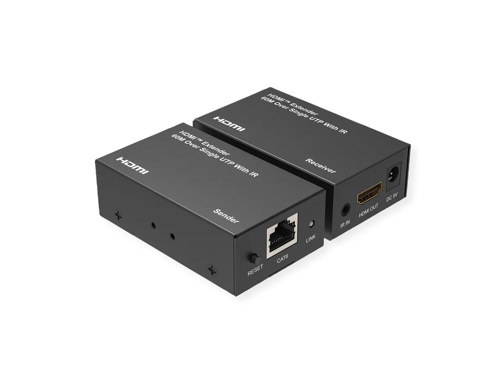 HDMI Extendeur  via UTP -Cat6 -  60 m