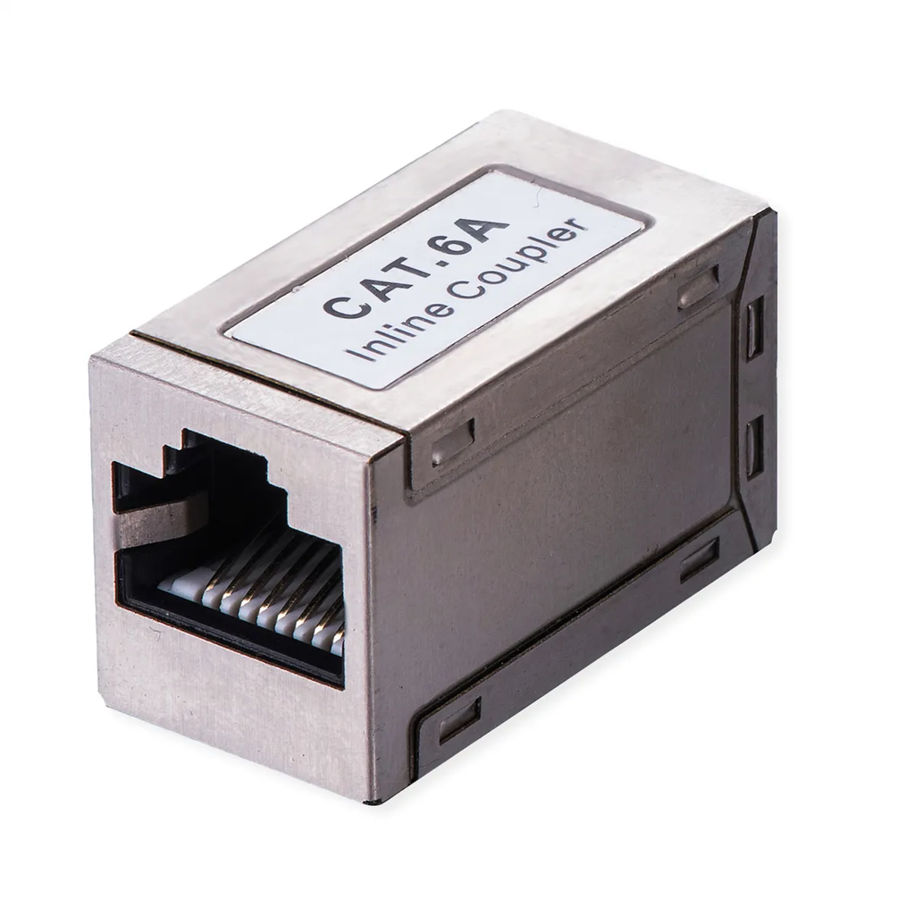 RJ-45 modulaire koppeling, Cat.6A (Class EA), STP, zilver