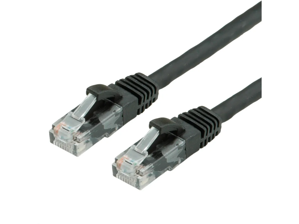 UTP-patchkabel Cat.6A (klasse EA), zwart