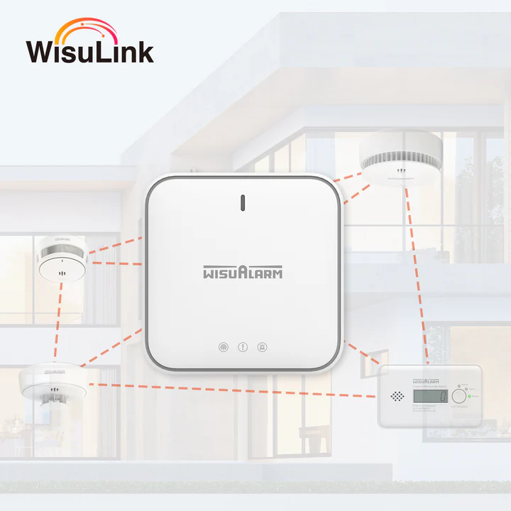 Wisualarm HY-GW01A Wireless Gateway Compatible with WisuLink Wireless Interconnected Products