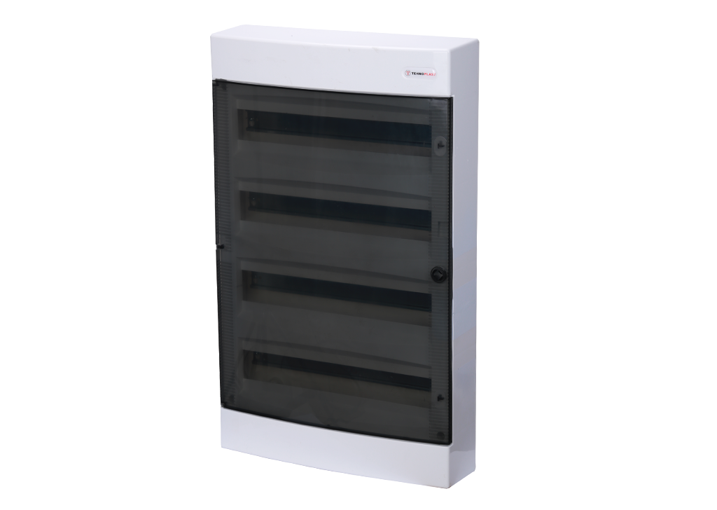 TECHNOPLAST Opbouw verdeeldoos IP40 - 72 modules - 651 x 396 x 112 mm