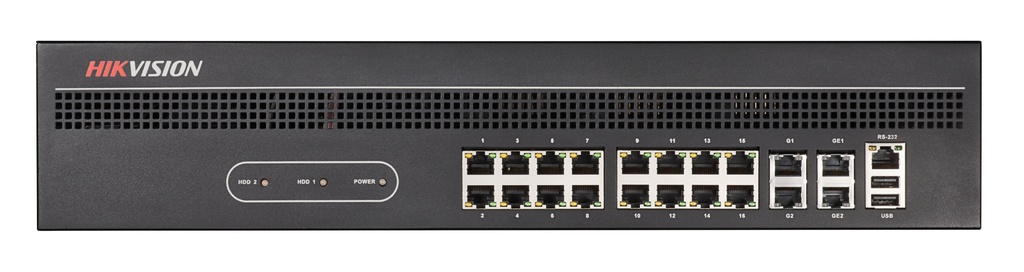 Hikvision DS-6916UDI Decoder 16*HDMI/8*BNC, Input: VGA/DVI/RJ45, 128-ch 1080P,36 division