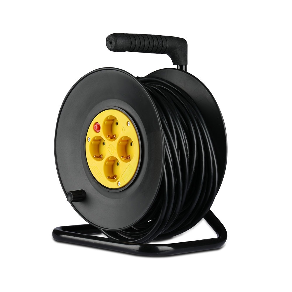 VT-6025 FR/BE CABLE REEL(3G1.5MM2X25M)POLYBAG WITH LABEL