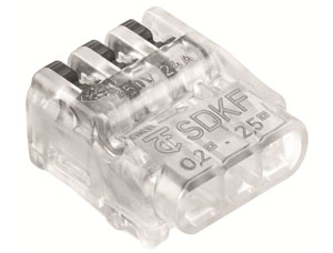 SDKF3 (3X) Pack 75 - Connecteur à levier (0,5÷2,5mm2)