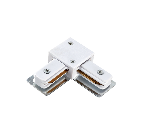 Adaptateur monophasé en forme de L SKYWAY 120 blanc