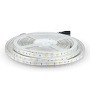 VT-5050-60 9,6W LED-STRIPVERLICHTING IP65 (5M/ROL) - 6000K -12VDC