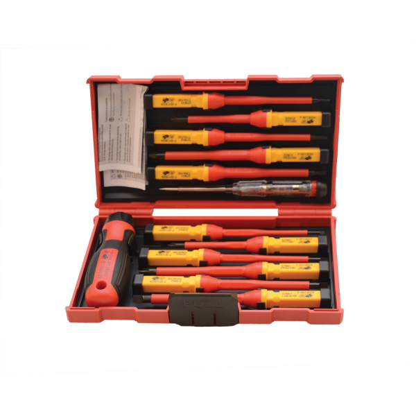 13PCS VDE INSULATED SCREWDRIVER SET CRV -598024