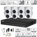 DAHUA 8CH KIT HDCVI 5MP DVR 8CH &amp; 8X Camera Turret 5MP Binnen/Buiten - HD 2TB
