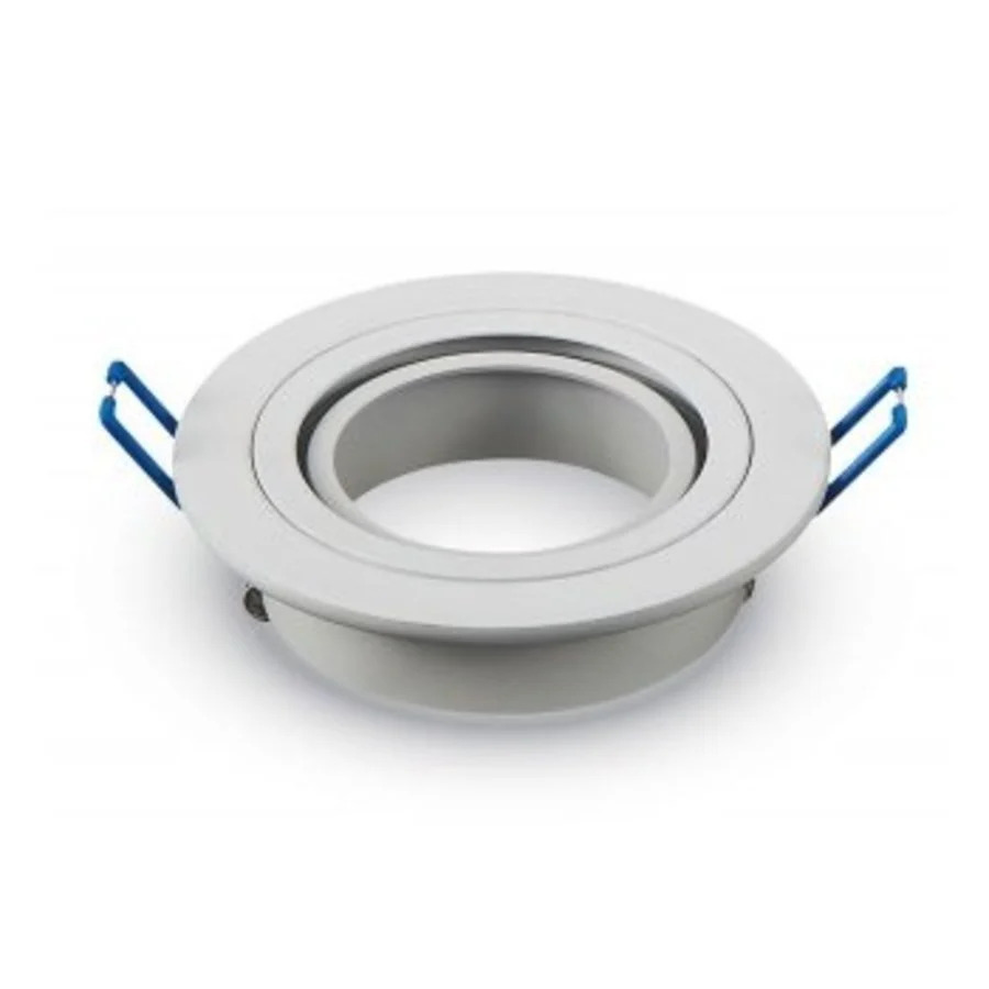 AIGOSTAR SPOT FITTING ROND WIT Maat: D91mm Uitsparing: Φ75mm Lamp: GU10&amp;MR16