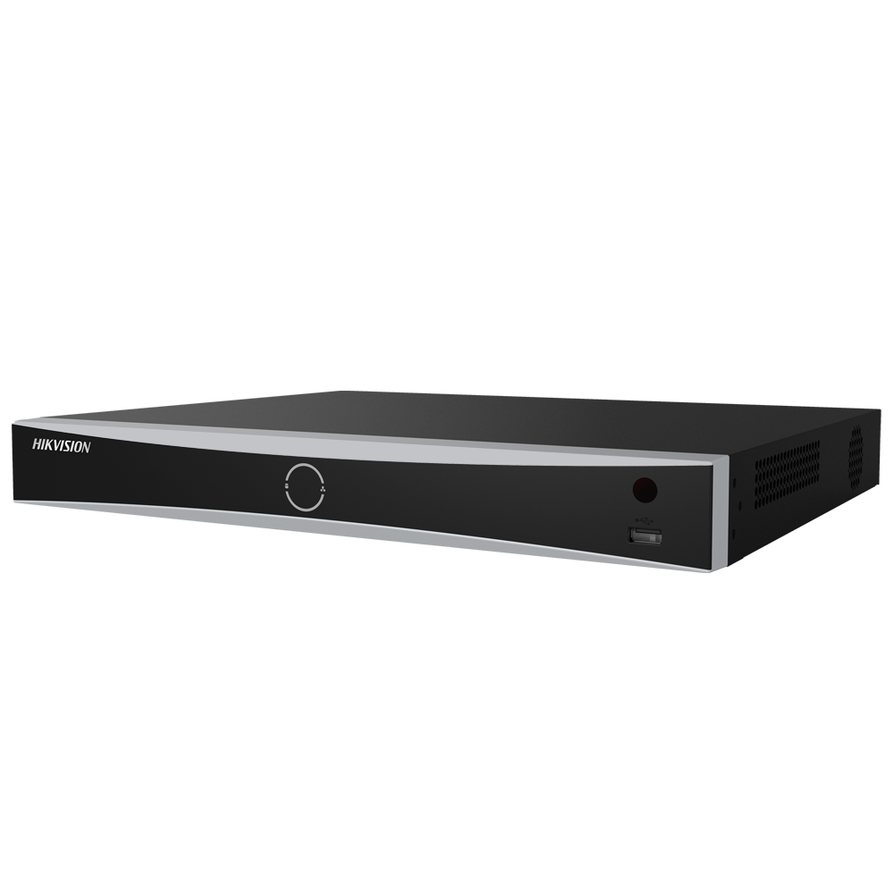HIKVISION DS-7616NXI-K2/16P AcuSense NVR 16-kanaals IP-camera tot 12 MP - 16x POE - 2x SATA harde schijf Ondersteuning tot 10 TB