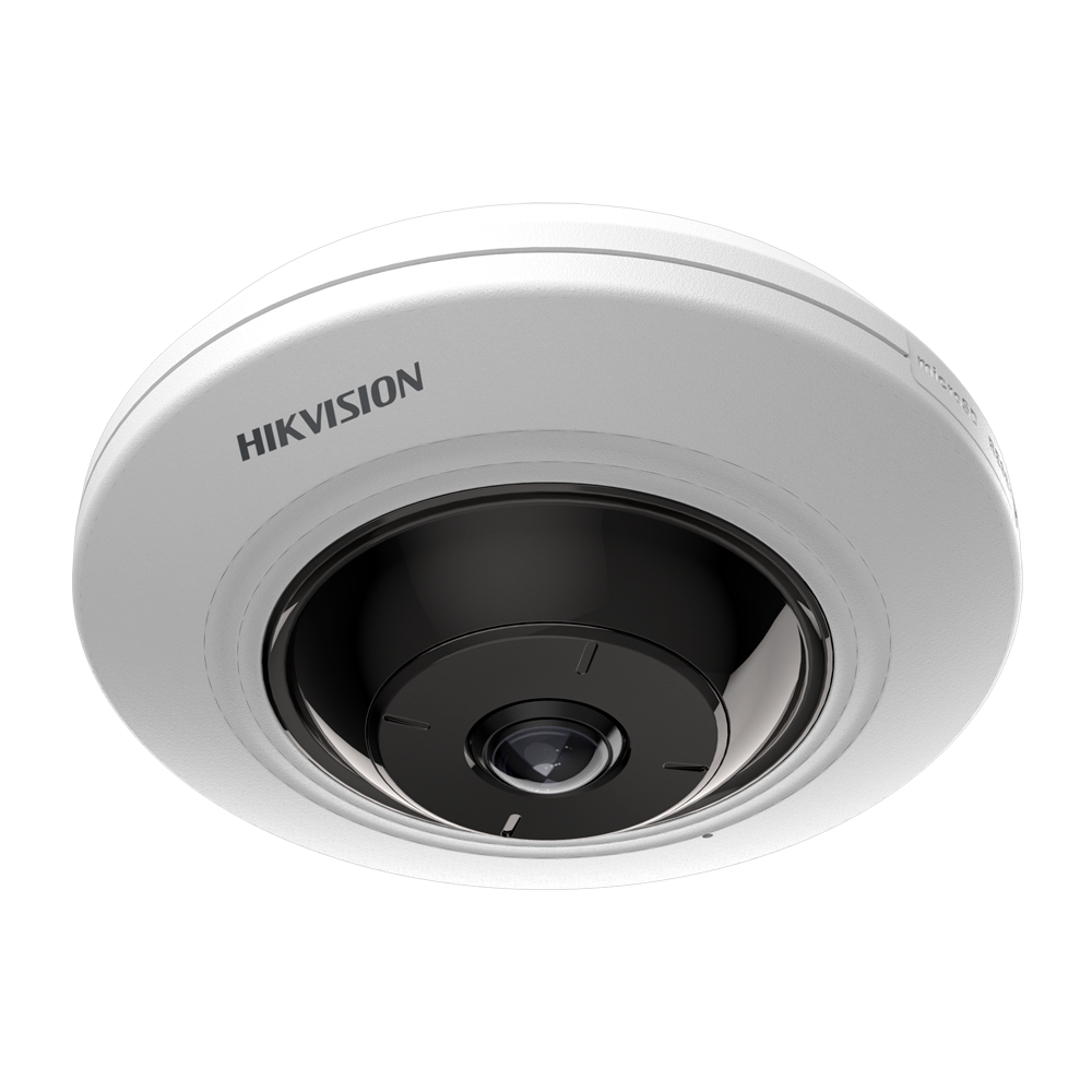 Hikvision DS-2CD3956G2-ISU(1.05mm) 180° 5MP Fisheye Camera with H265+ Night Vision up to 8 meters