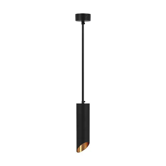VT-975 1xGU10 SUSPENSION NOIRE D:55x300MM