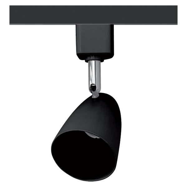 T2044 LUMINAIRE VIDE GU10 2 LIGNES D56x86x135 NOIR