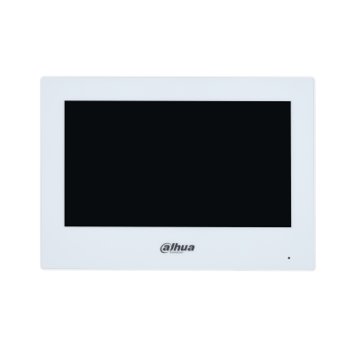 [VTH2622G(W)-W] DAHUA VTH2622G-W 2-Wire IP & Wi-Fi Indoor Monitor 7" Touch 2 Wires 48V Serial Installation (White)