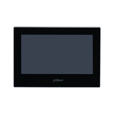 [VTH2622G(B)-W] DAHUA VTH2622G-W 2-Wire IP & Wi-Fi Indoor Monitor 7" Touch 2 Wires 48V Serial Installation (Black)
