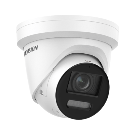 Hikvision DS-2CD2387G2H-LISU/SL  8MP Smart Hybrid Light (Coloru &amp; IR ) Strobe Light and Audible Warning Fixed  2.8mm Turret IP Camera - built-in two-way audio