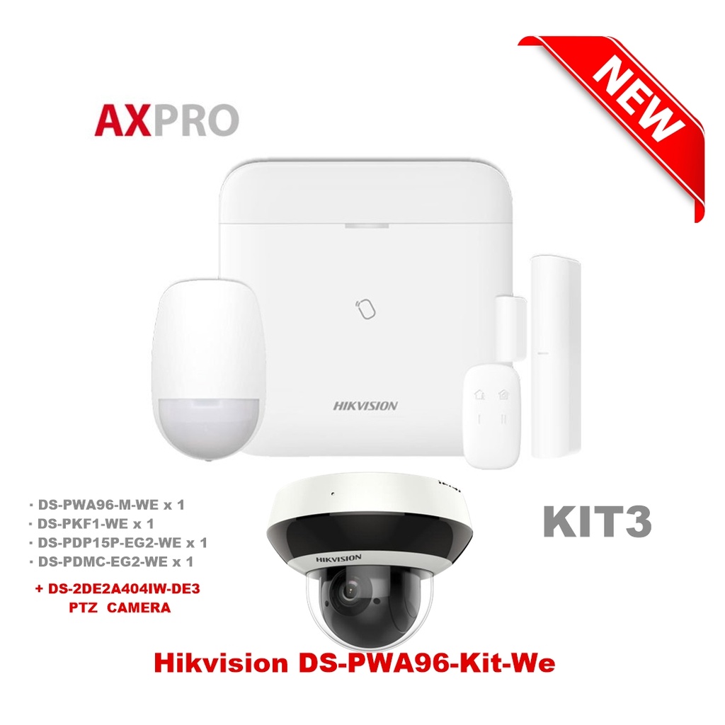 Hikvision DS-PWA96-Kit-WE Wireless Alarm Kit 3