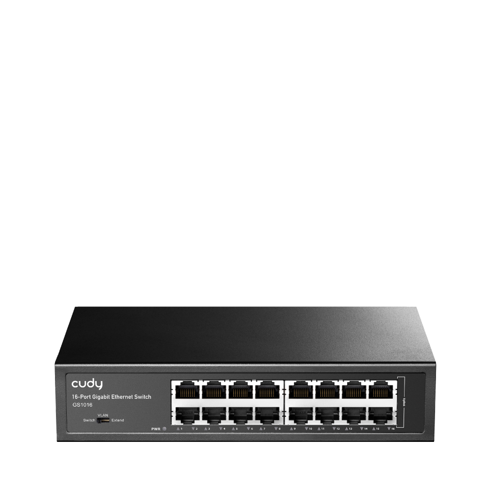 Cudy GS1016 16-poorts Gigabit Ethernet-switch met metalen behuizing