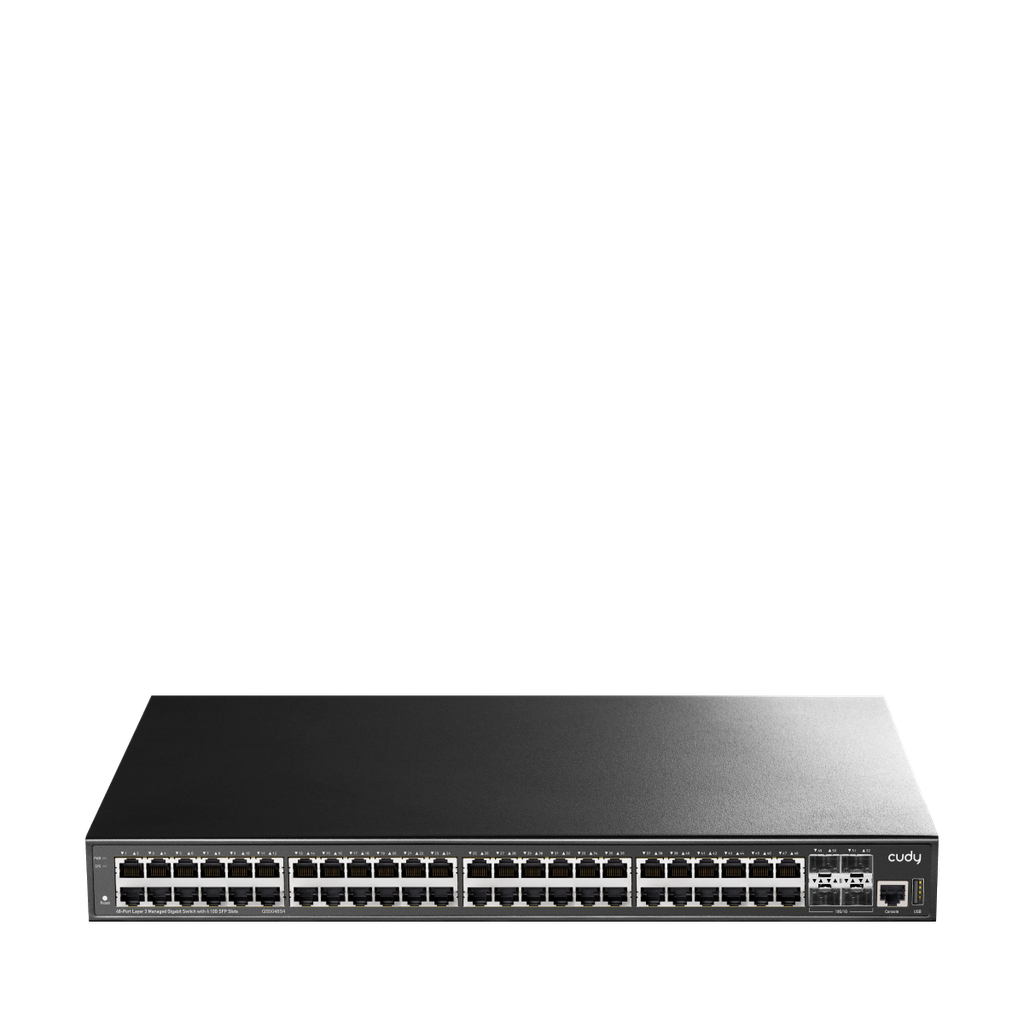 Cudy GS5048S4 Switch Gigabit manageable L3 à 48 ports avec 4 emplacements SFP 10G