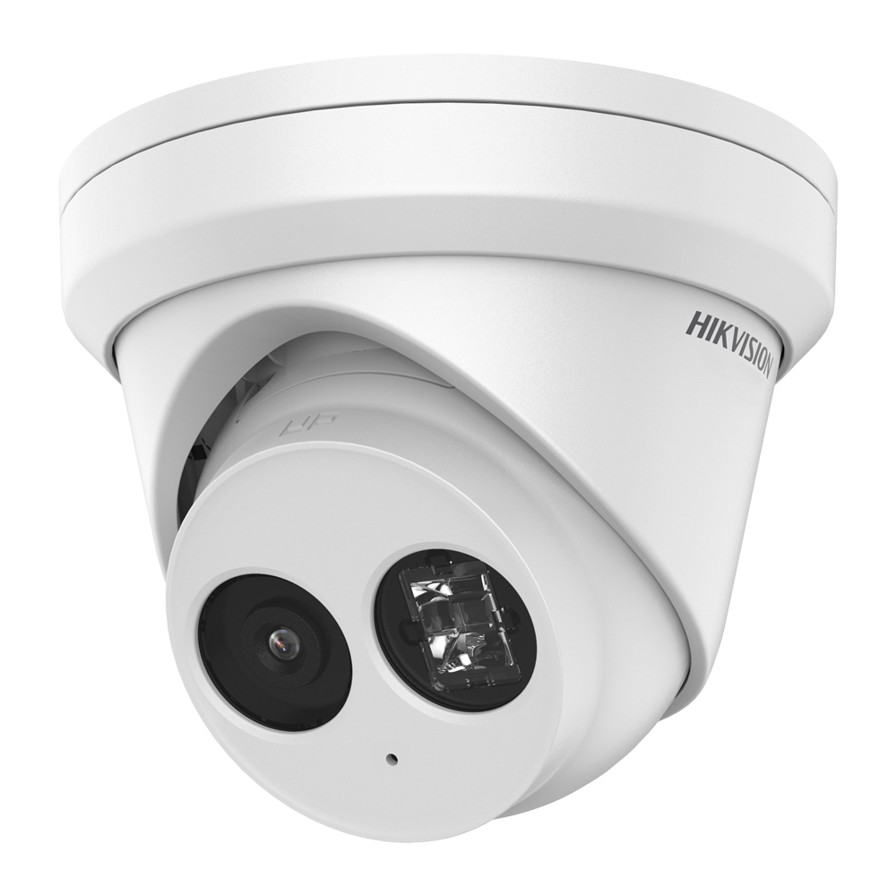 Hikvision DS-2CD2383G2-IU IP Turret Camera 8MP AcuSense Fixed  2.8mm -  Built-in microphone 