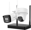 [NKS424W02H] Kit caméra IP Wi-Fi HIKVISION NKS424W02H 4 MP H.265 (caméra bullet + caméra tourelle) - Carte microSD en option