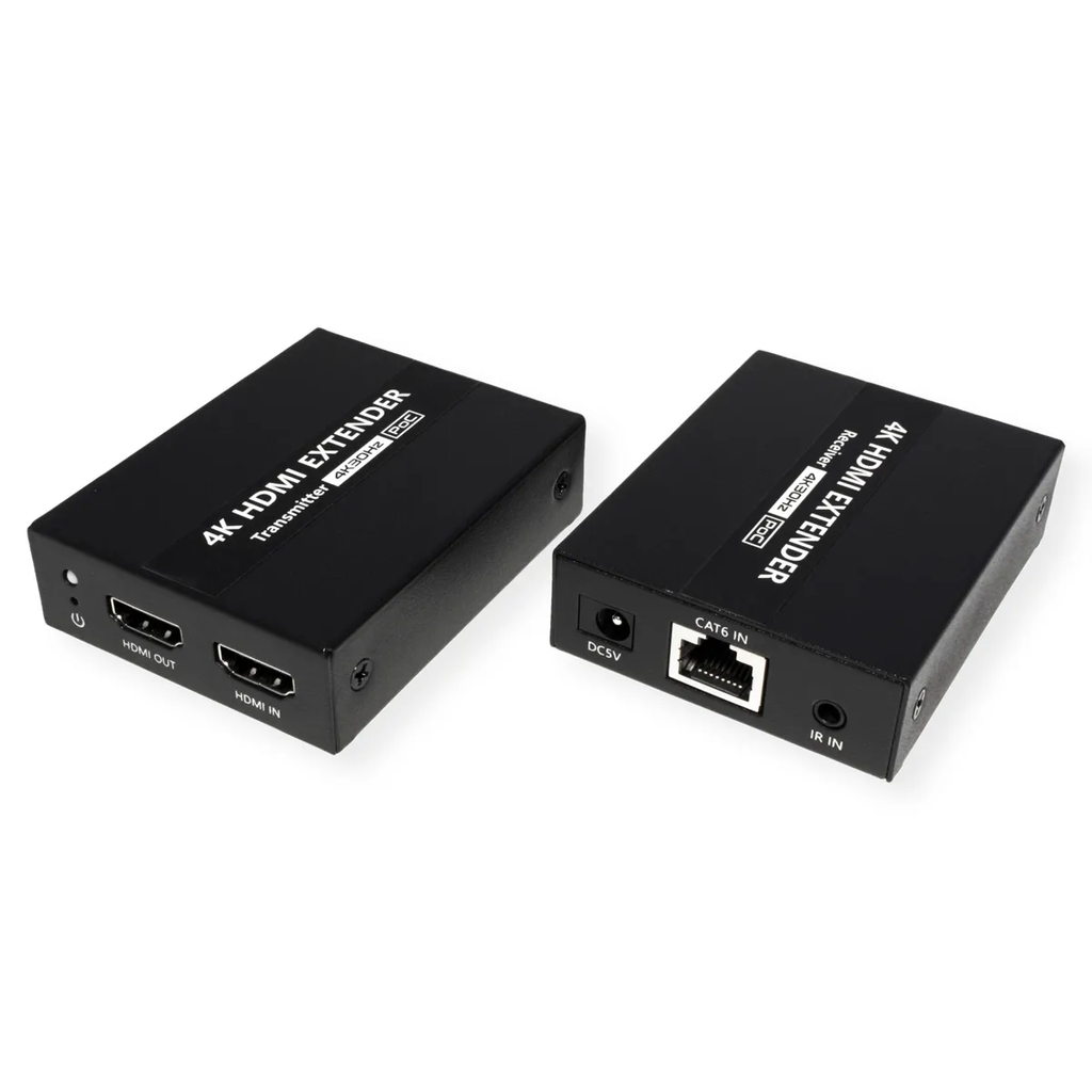 VALUE HDMI-extender via Cat.6A, 4K@30Hz, tot 40 m