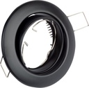 [9251R/BL] RECESSED DOWNLIGHT SA-51R BLACK, MOVABLE+ GU10 socket
