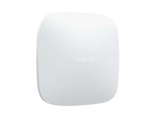Ajax Hub 2, wit, alleen paneel, tot 100 apparaten, 50 gebruikers. Communicatie: Ethernet, 2x 2G SIM. Inclusief 2Ah batterijback-up.
