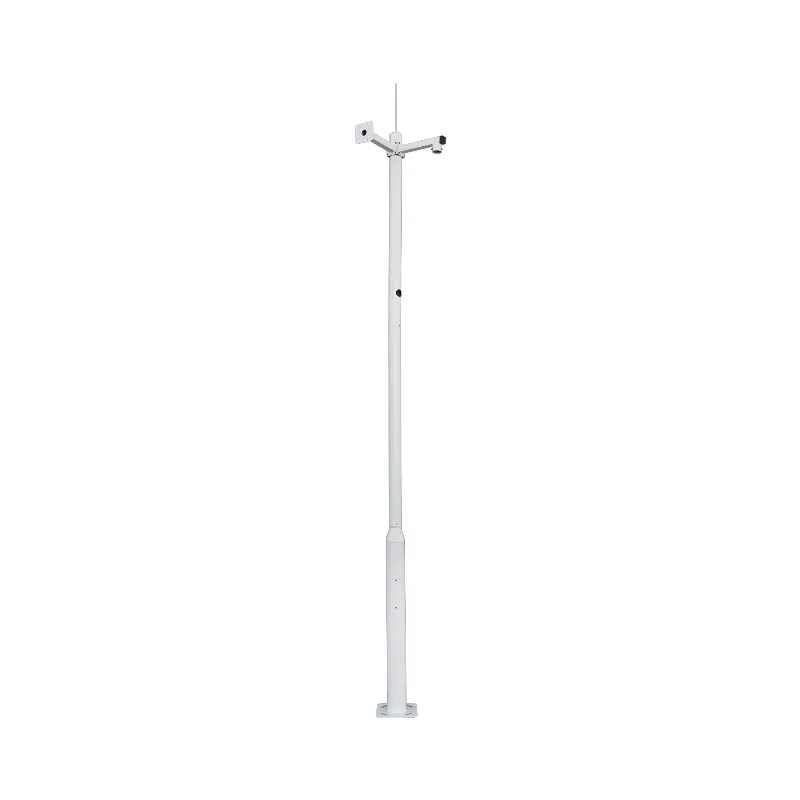 STAINLESS-W Truncated Mast - 3,5 / 4.5 / 6 m Camera Mast Set White