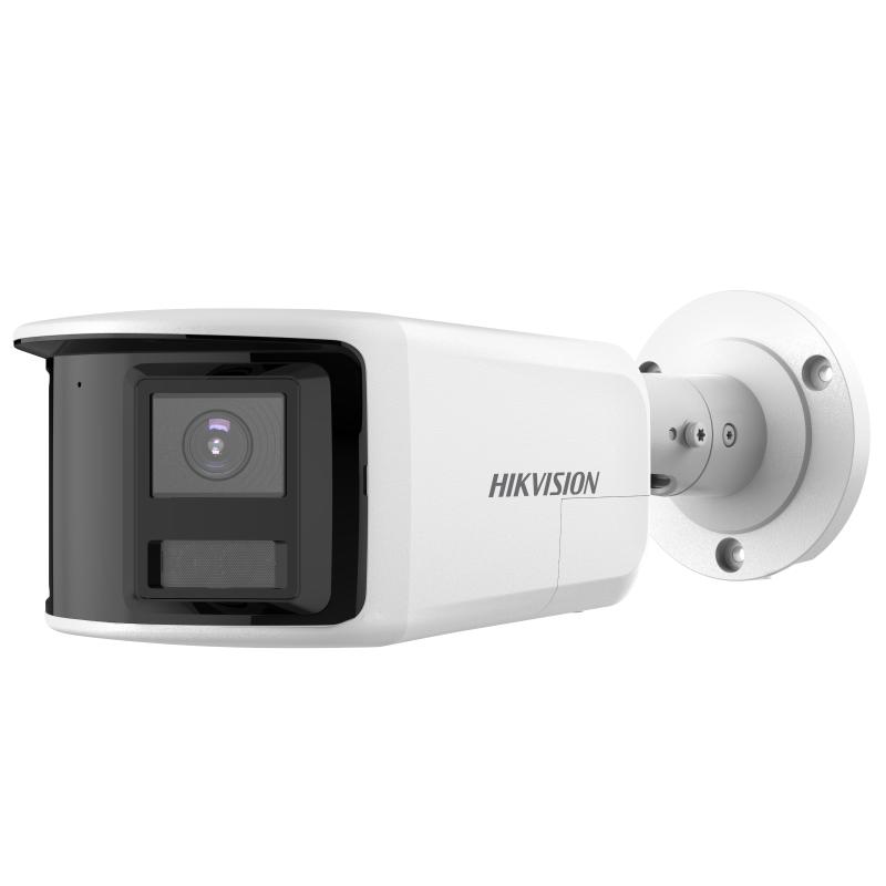 Hikvision DS-2CD2T83G2P-LISU/SL(80°) 8MP-2mm 180° panoramische Bullet IP-camera met intelligente hybride verlichting en dubbele 2,0mm-lens
