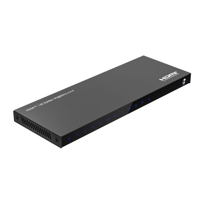 MicroConnect 4K HDMI Splitter 1x8 Support 4k@60Hz