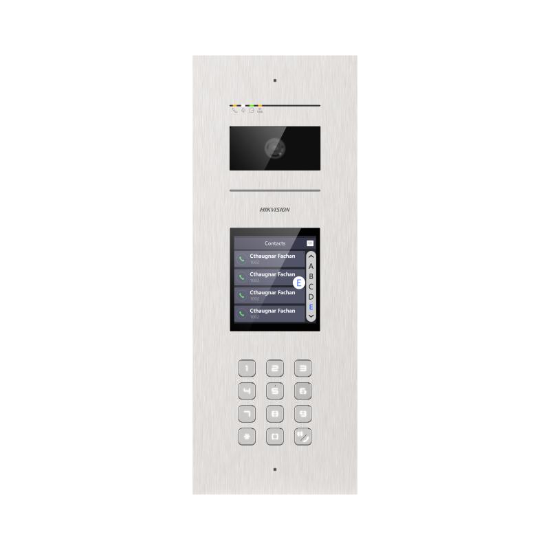 Hikvision DS-KD7003EY-S2 2-draads HD-deurintercompaneel voor grote gebouwen