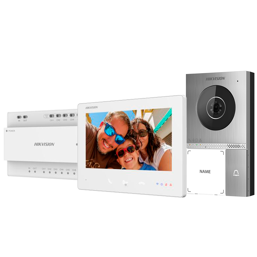 Hikvision DS-KIS705EY Kit  Villa d'interphone vidéo HD 2 fils 