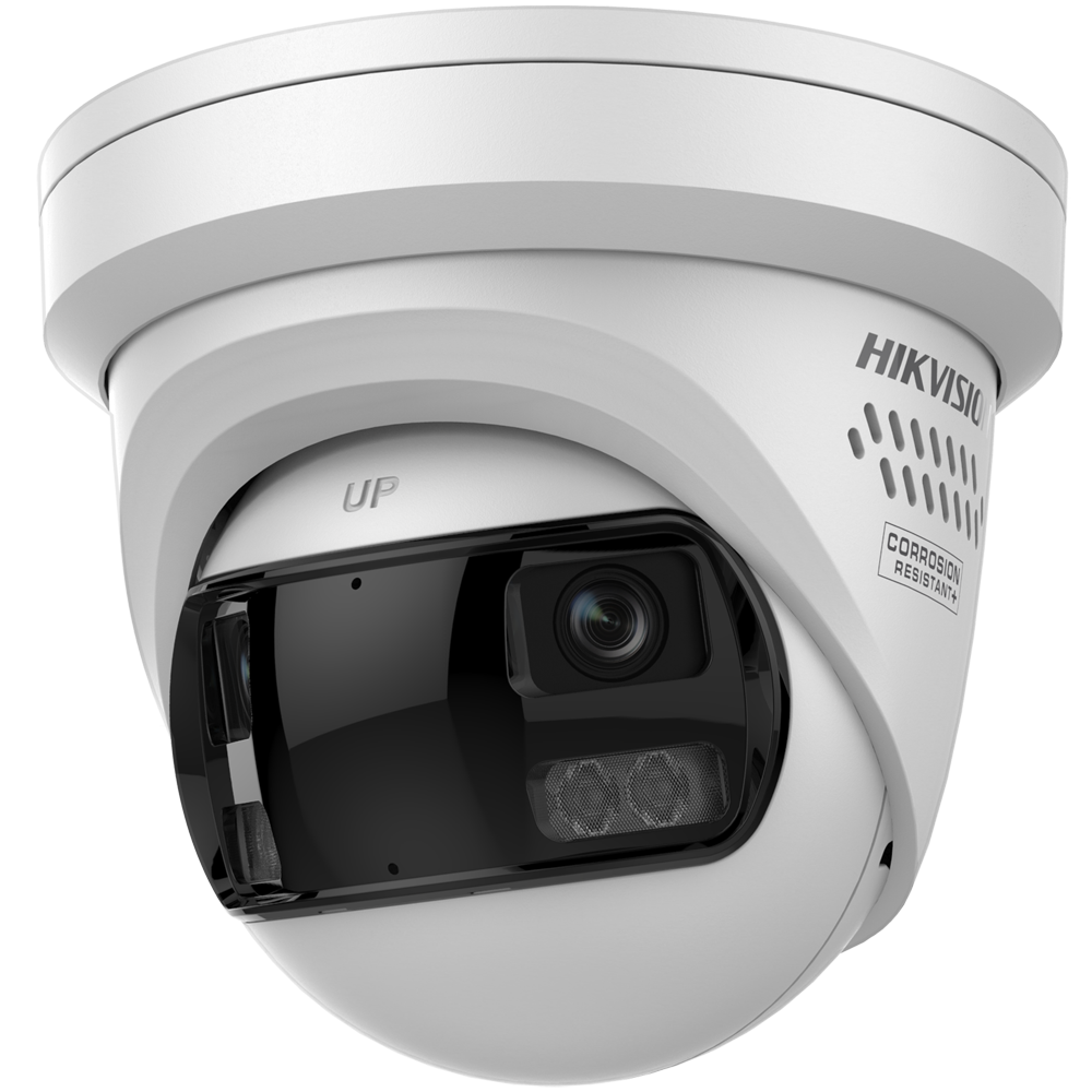 Hikvision DS-2CD2387G3P-LIS2UY/SL 8 MP Panoramic 180° ColorVu Fixed 2.8mm Turret Network Camera White