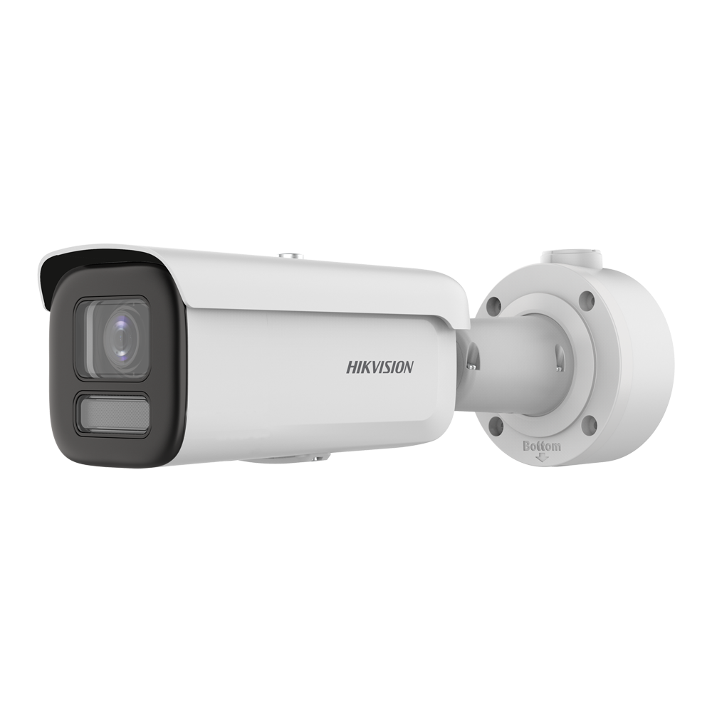 Hikvision DS-2CD2T126G3-IS2UY/SL(4mm) - 12MP Acusense gemotoriseerde (2,8-12mm) bullet witte netwerkcamera met flitslicht en geluidssignaal