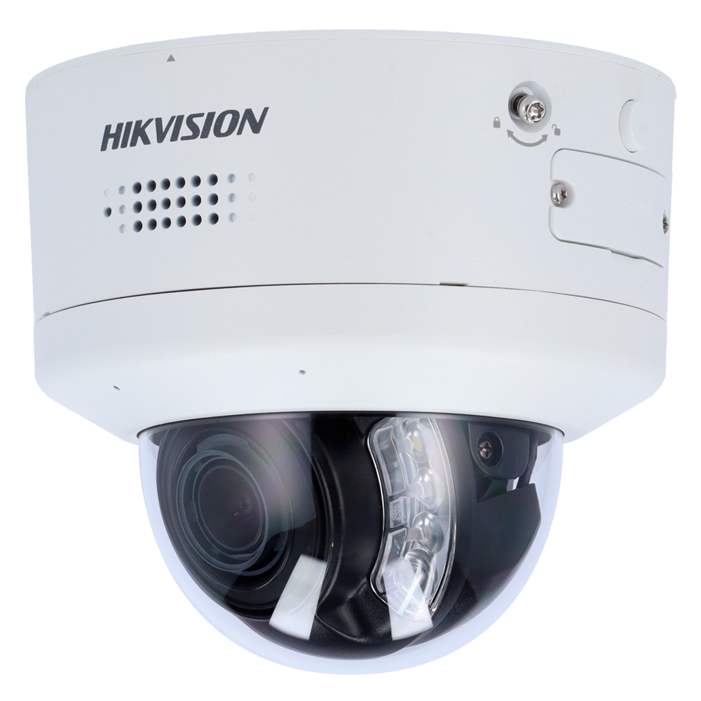 Hikvision DS-2CD27126G3-IPTRZS2UY/SL -12MP Acusense gemotoriseerde (2,8-12mm) bullet witte netwerkcamera met flitslicht en geluidssignaal