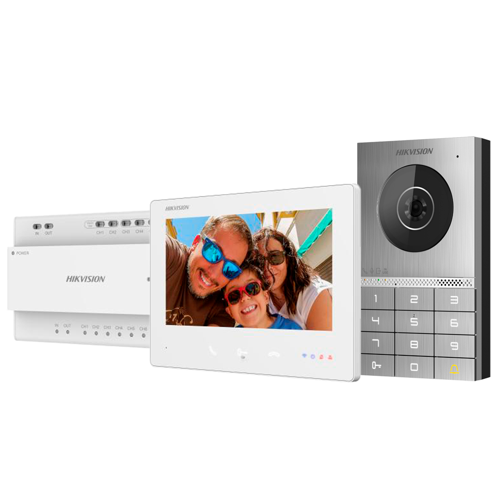 Hikvision DS-KIS706EY  2-draads HD Video-intercomset voor villa's